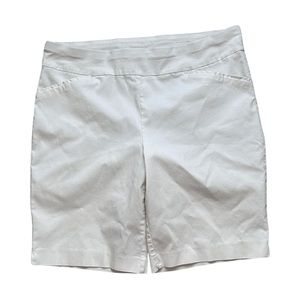 Chicos Perfect Stretch Size 3 White Shorts